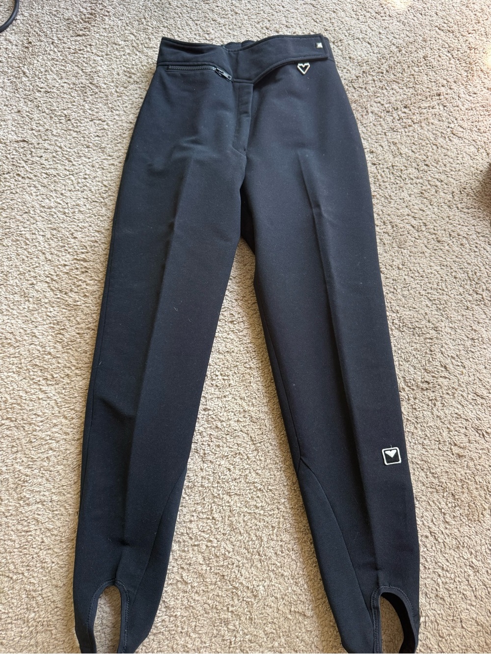 Obermeyer Black Stirrup winter riding pants